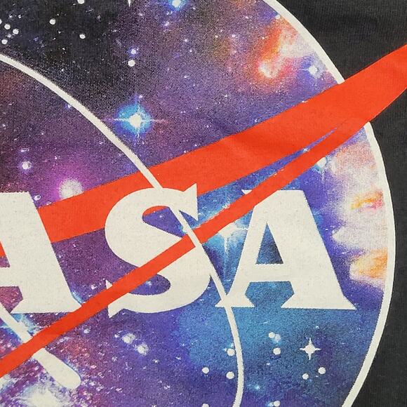 NASA Outer-Space Planet Shirt Womens 2XL 21x25 Black - Picture 9 of 11